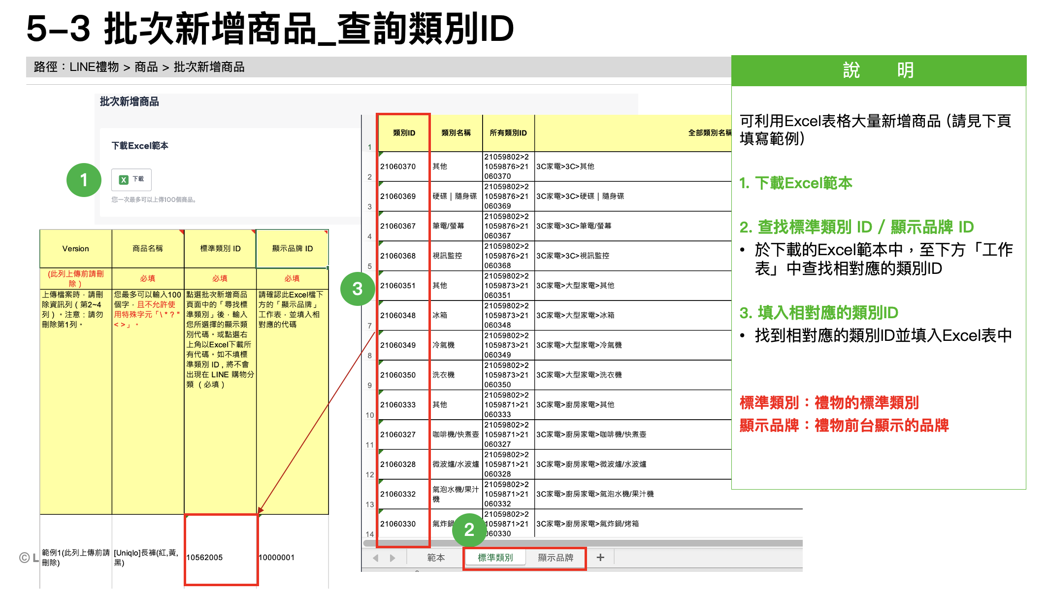 查詢類別ID