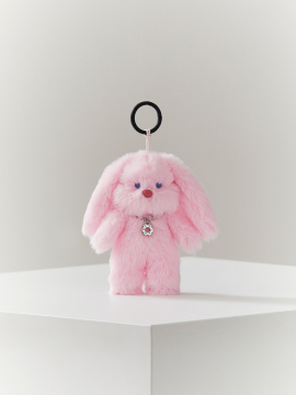 pink bunny keyring photo