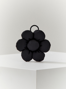 black big flower keyring photo