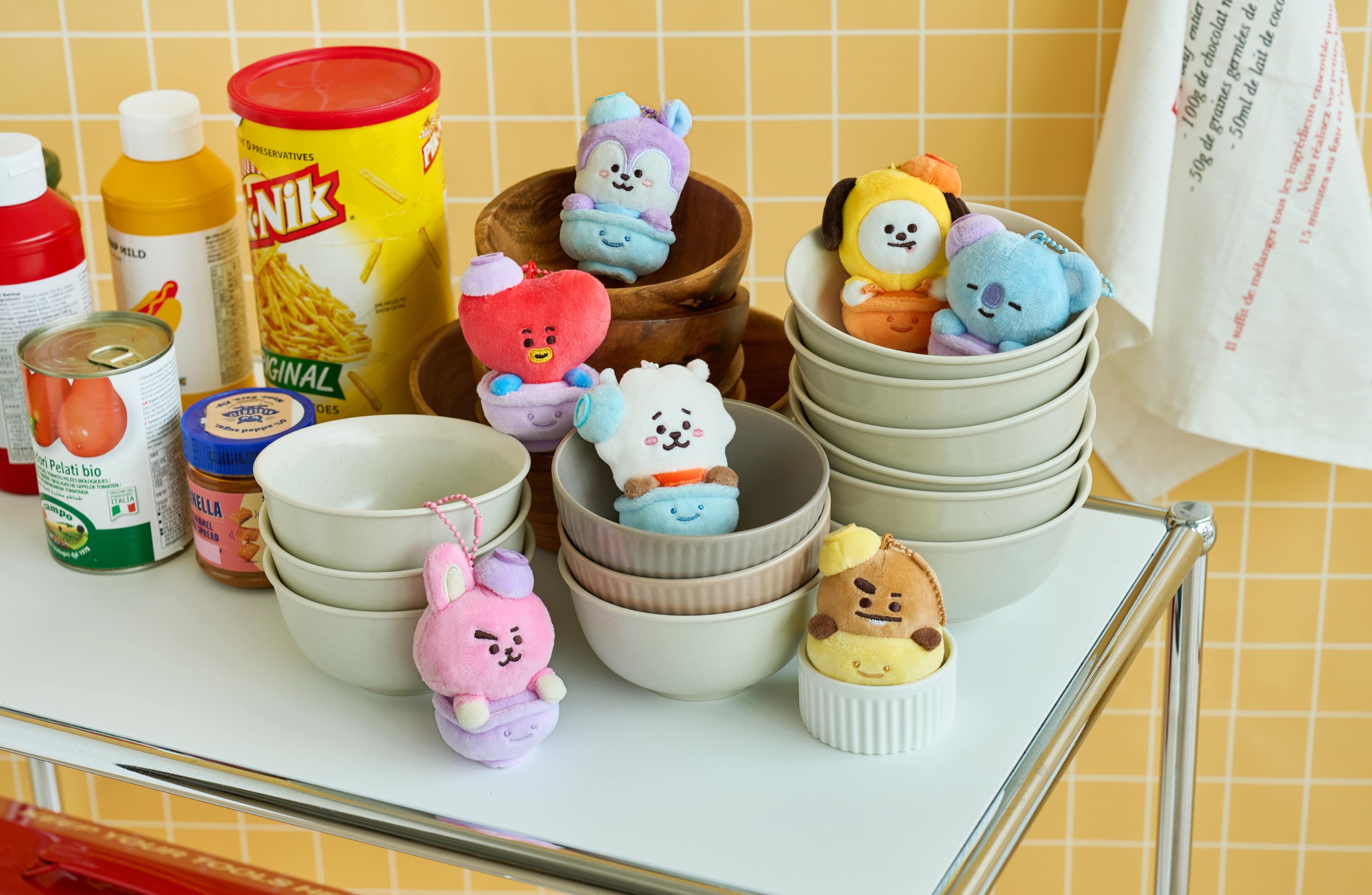 BT21 in a rice bowl miniature
