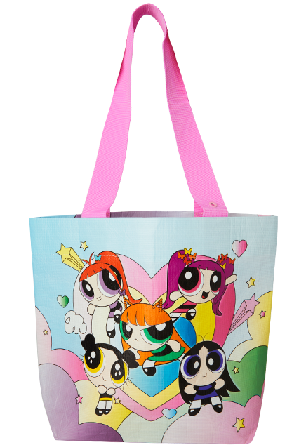 THE POWERPUFF GIRLS ✕ NewJeans reusable bag(M)