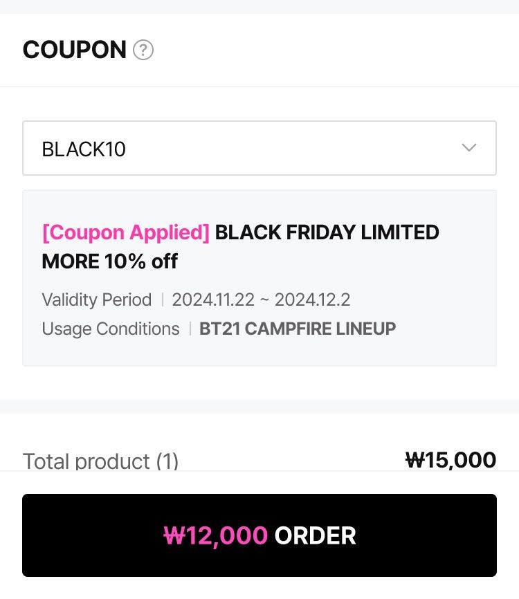 coupon usage 2. confirm coupon is applied