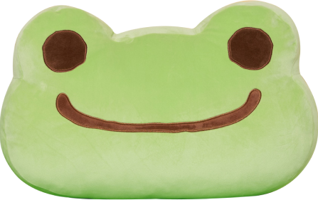 pickles the frog cushion