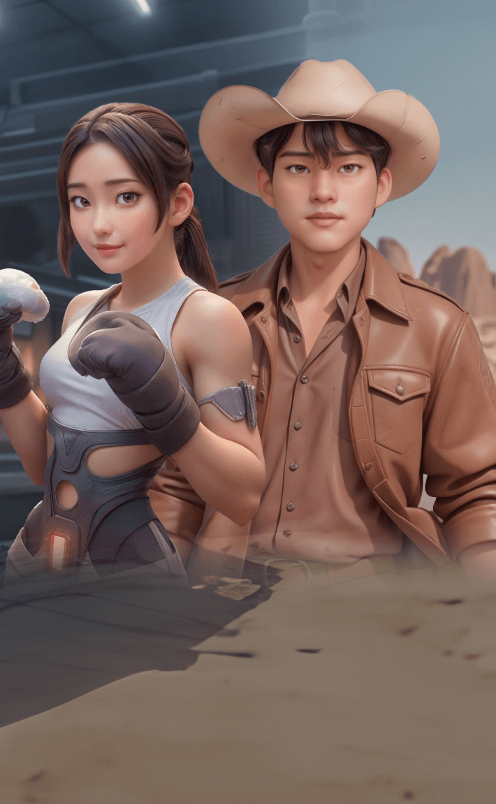 Ai 3d character line profile studio