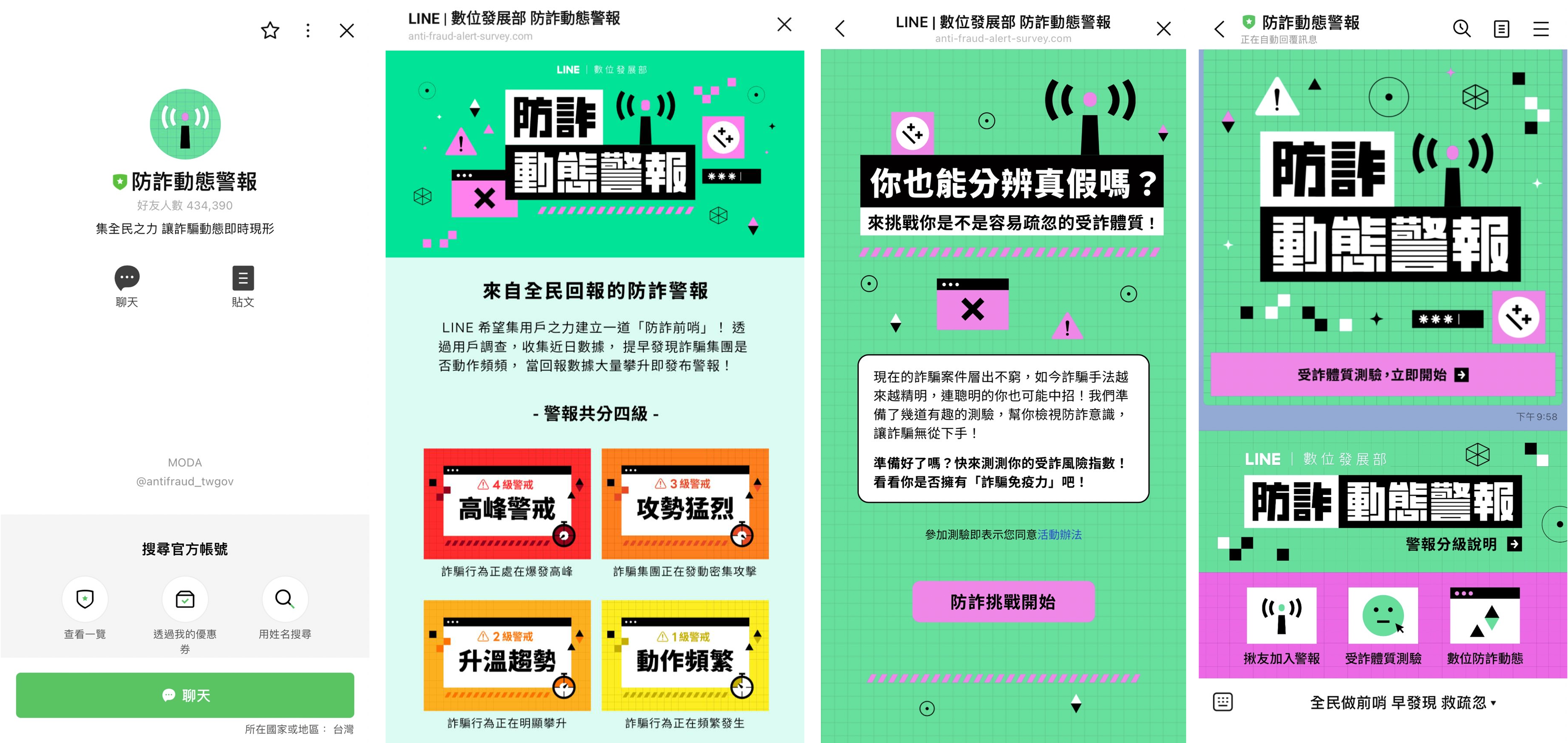 抗詐行動再一波！LINE聯手數位發展部推「防詐動態警報」