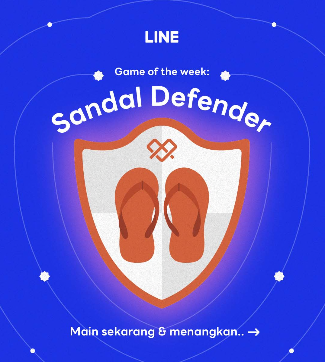 LINE's Ramadan game Sandal Defender