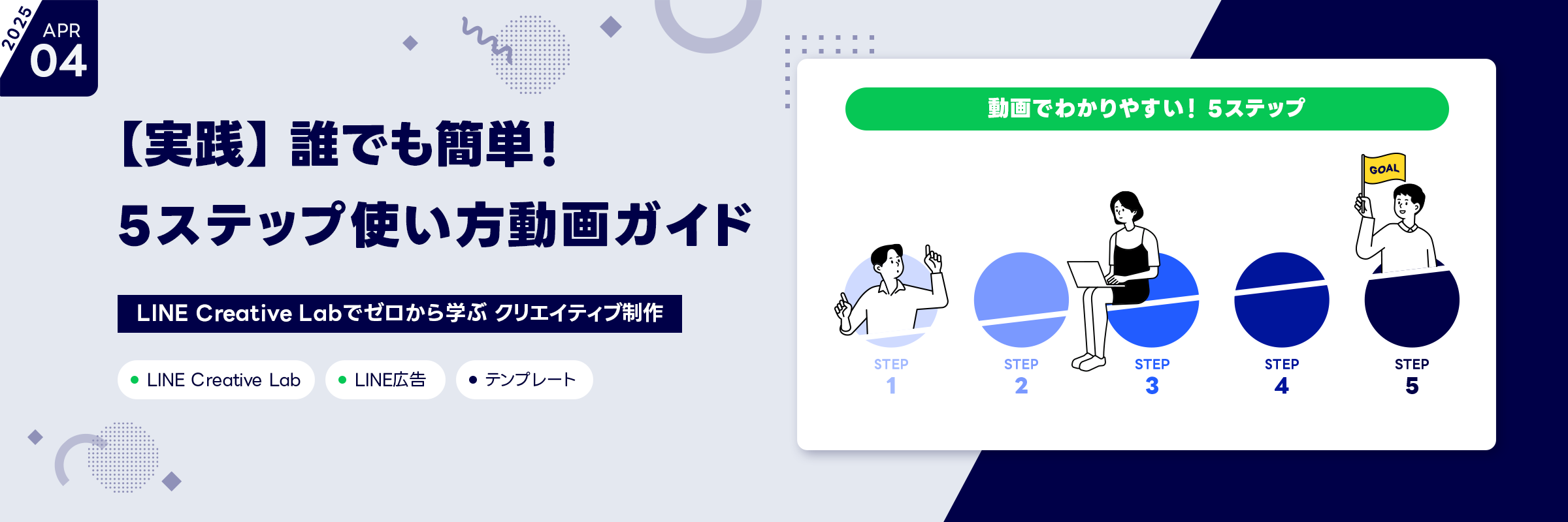LINEヤフーの広告クリエイティブ初心者に、基礎知識ゼロでも作れる！LINE Creative Labの使い方動画ガイド