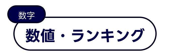 数値・ランキング