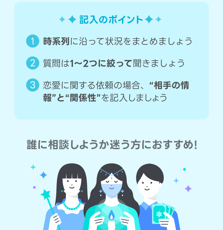 メッセージ相談の使い方ガイド| LINE占い