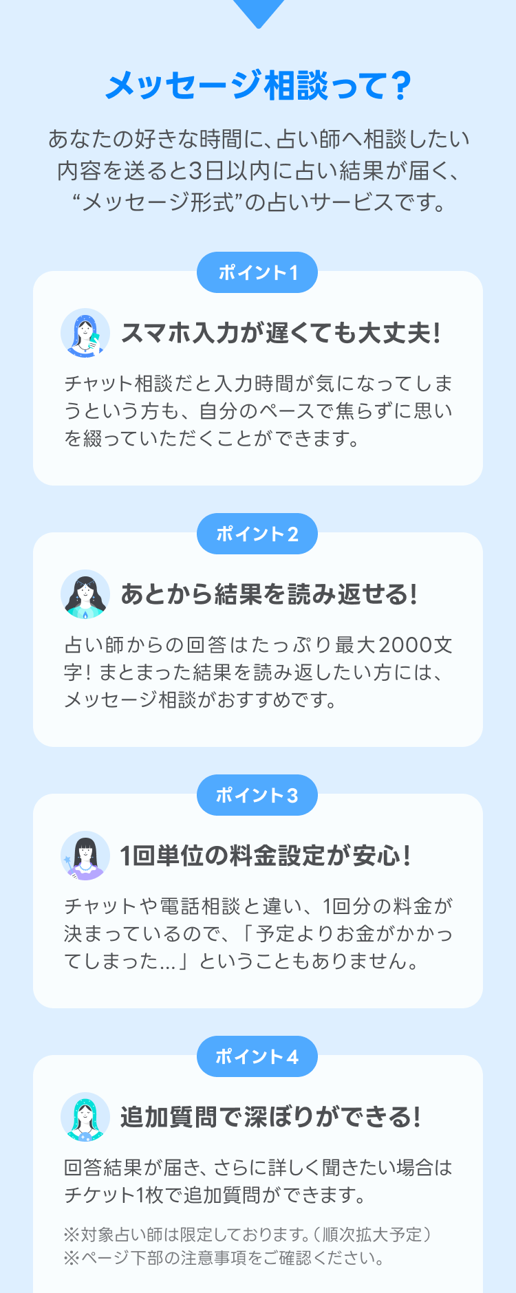 占い相談の控え送付用 占い相談の控え送付用