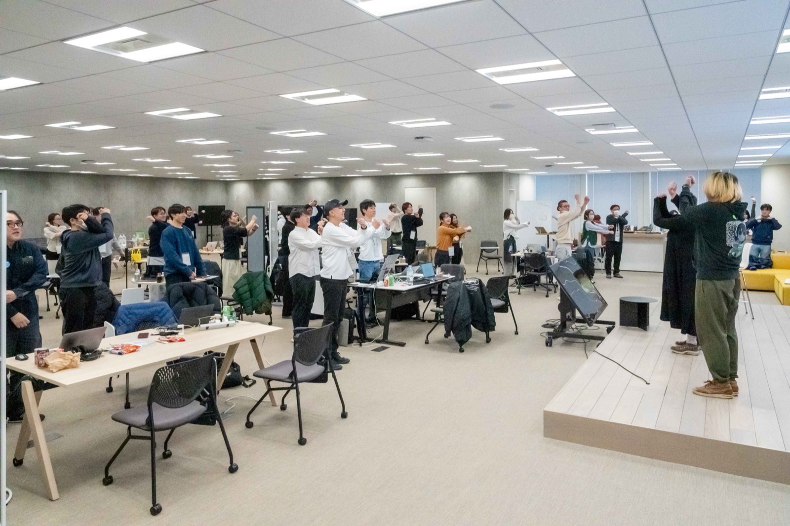 みんなでラジオ体操