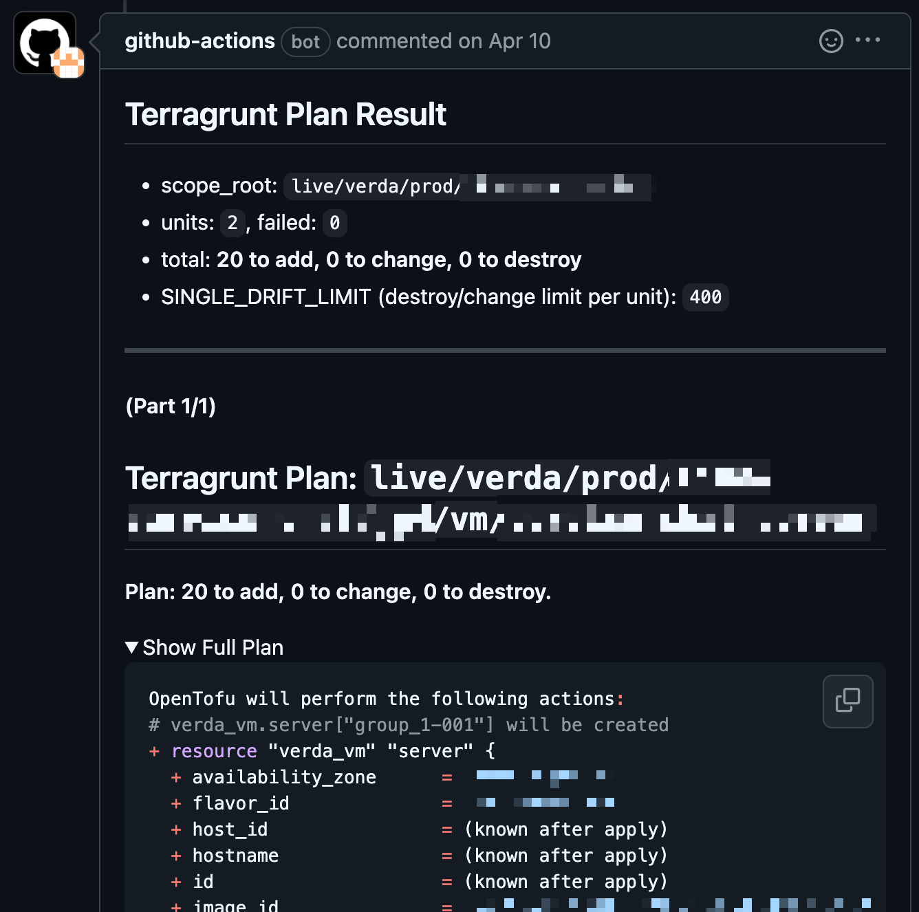 Slack 알림 예시 1