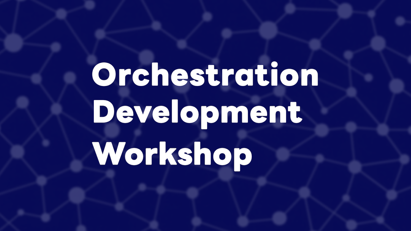 Orchestration Development Workshop ロゴ画像