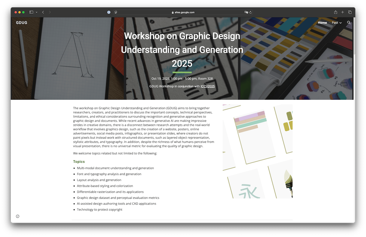 GDUG ワークショップページ