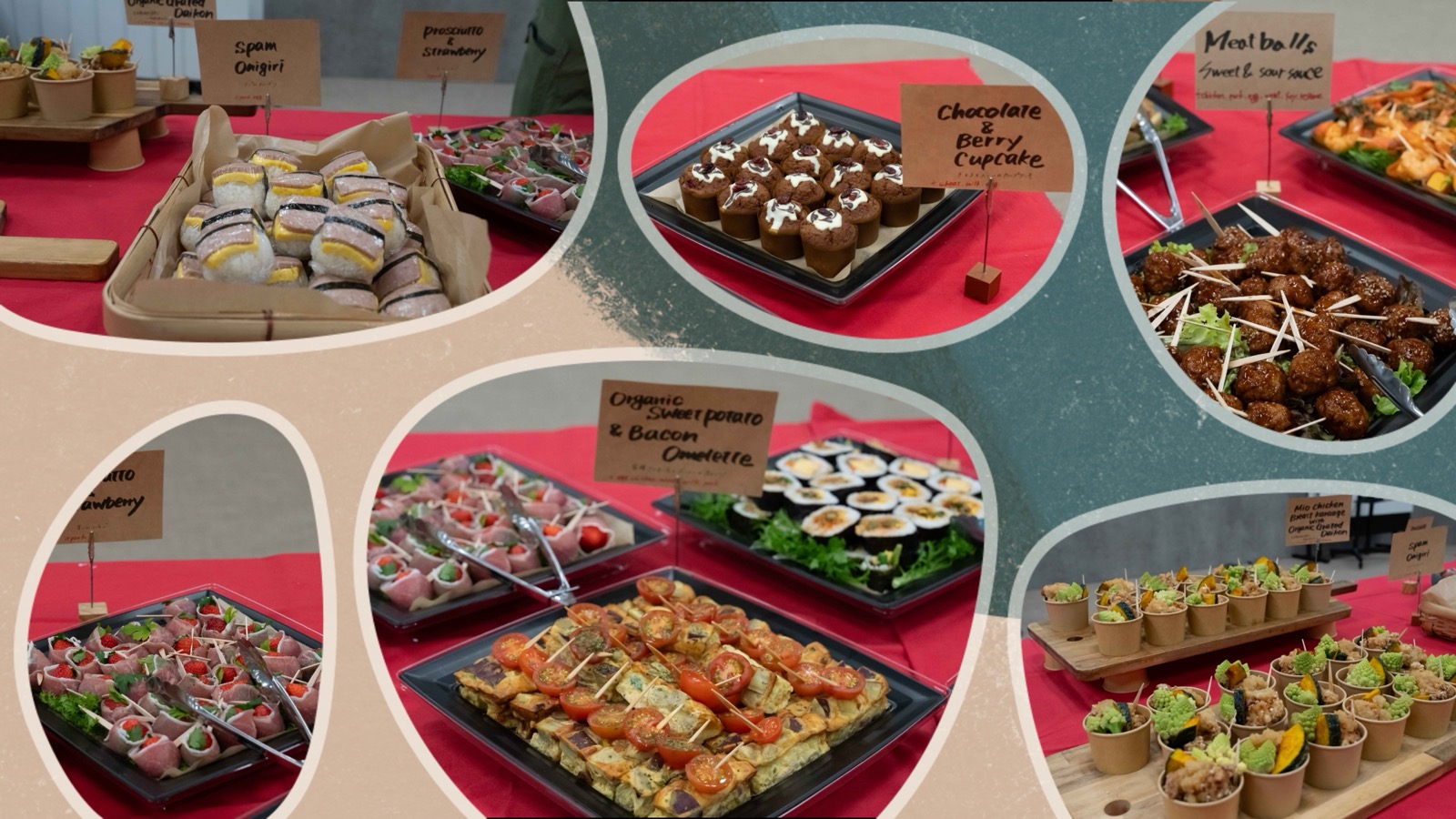 ケータリングを食べながら環境構築