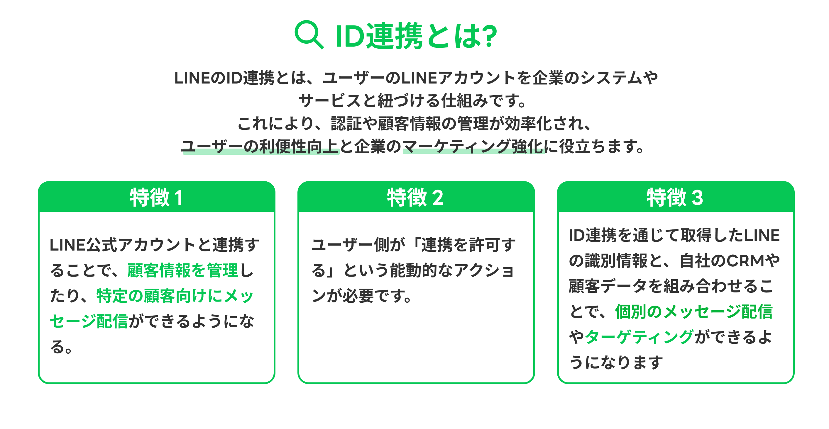 LINEのID連携とは？