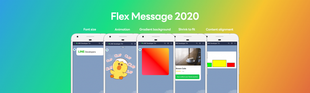 使用 2020 Flex Message 的 10 個新功能 - 讓您在 LINE 的訊息設計更有彈性