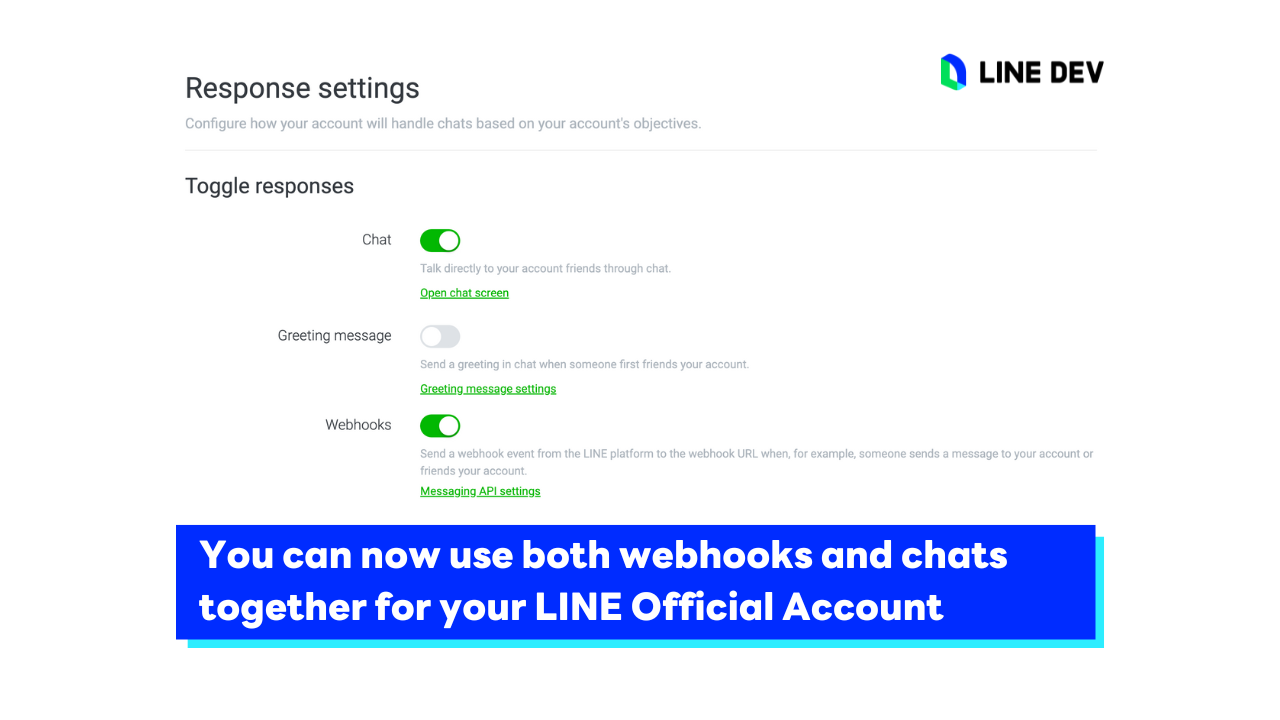 ฝันที่เป็นจริง! ผู้ใช้งาน LINE Official Account สามารถเปิดโหมด Chat + Bot พร้อมกันได้แล้ว