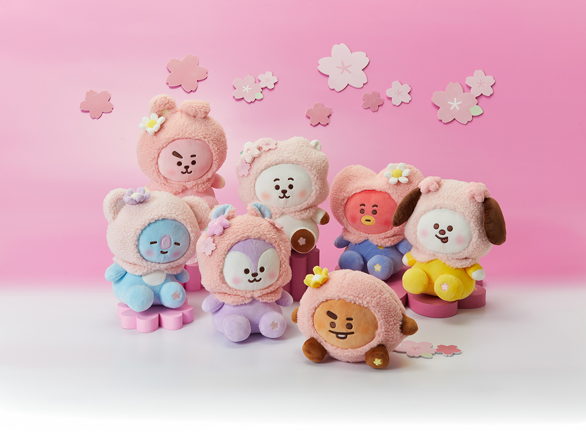 BT21 COOKY MEDIUM-SIZED DOLL SPRING DAYS – LINE FRIENDS SQUARE