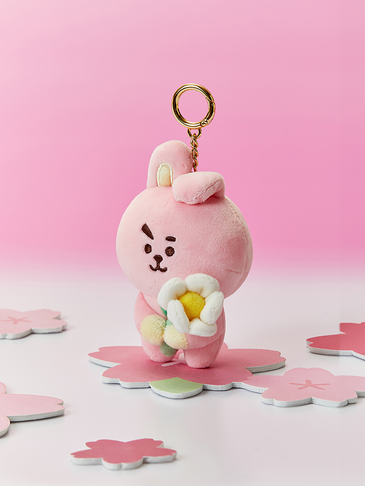 BT21 COOKY MINI DOLL KEYRING SPRING DAYS – LINE FRIENDS SQUARE
