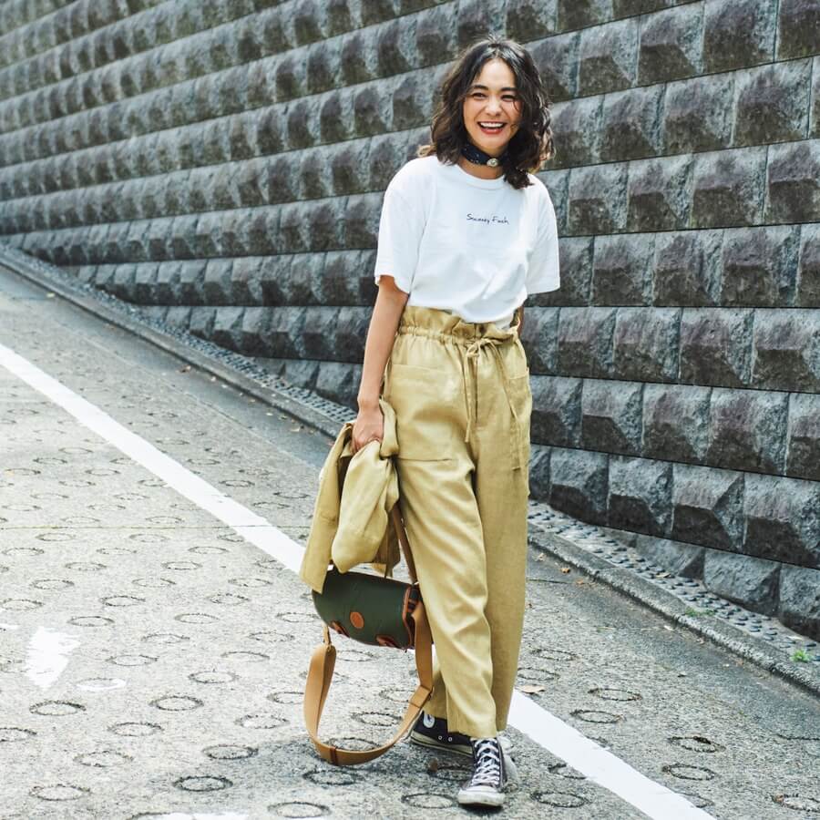 私服スナップ】竹下玲奈さんの夏スタイル公開！シャツ＆Tシャツ