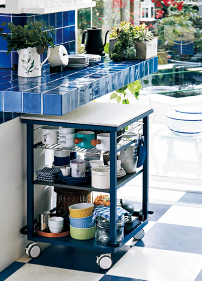 栗原はるみさんのワークトップワゴン