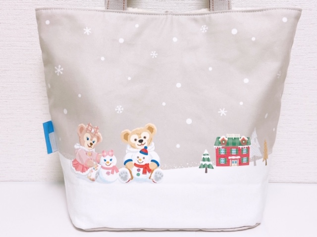 ダッフィー クリスマス 初期 トートバッグ リボン レア 公式】トート