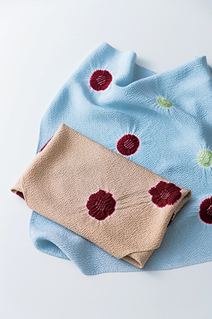 ゑり萬 帯あげ 舞妓 kimono | ゑり萬の飛び絞り