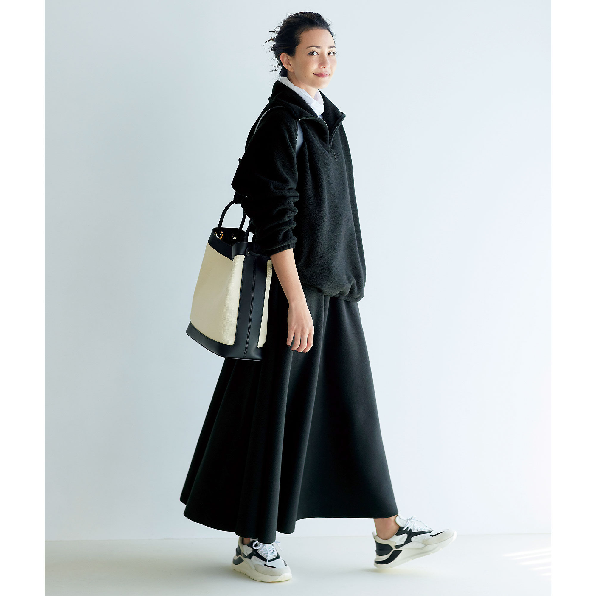 スタイリスト徳原文子さんがセレクト!「ATON」のフリース スタイリスト徳原文子さんがセレクト!「ATON」のフリース