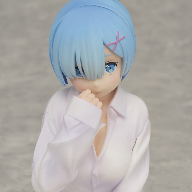 リゼロ」レム、“彼シャツ”思わせるYシャツ姿でフィギュア化！ セクシー