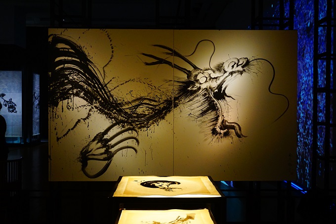必見！墨絵アーティスト西元祐貴の初個展「龍のキセキ」福岡アジア