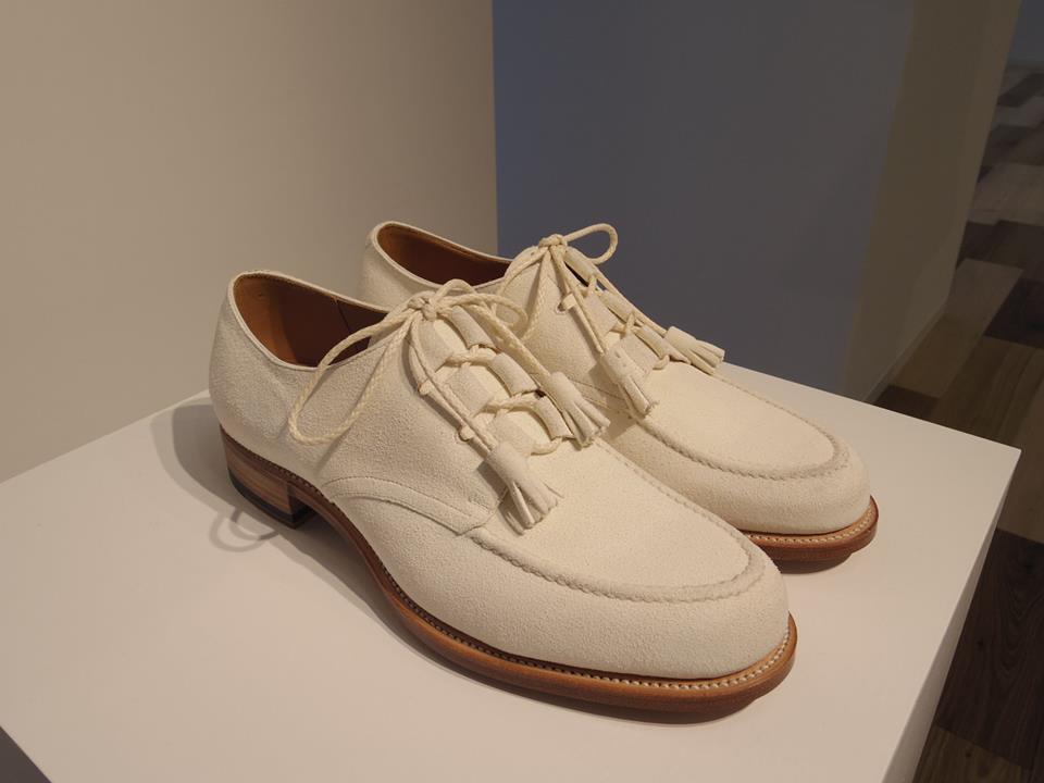 三陽山長」がイラストレーター綿谷寛とコラボしたシューズを発売