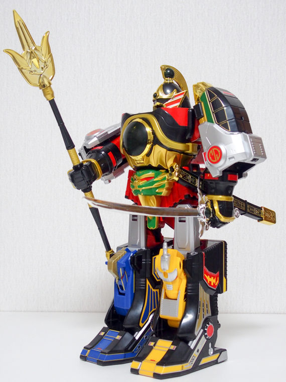 （パーツ欠損有）大連王 戦隊職人 五星合体 DX 大連王 (Artisan Dairenoh) レビュー