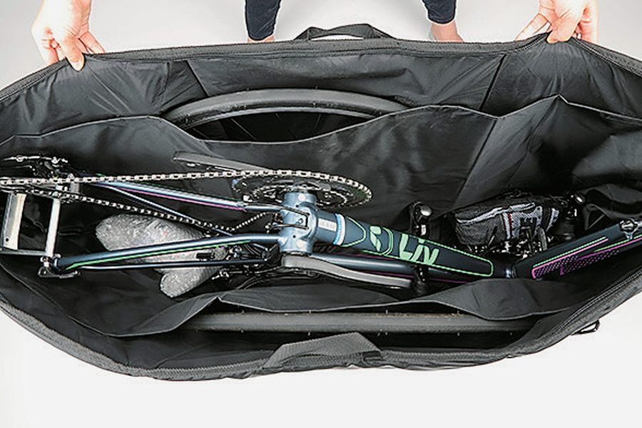 飛行機輪行に最適！OSTRICH 自転車用キャリーバッグ 黒 オーストリッチ OS-500 トラベルバッグ 自転車 輪行 飛行機 移動