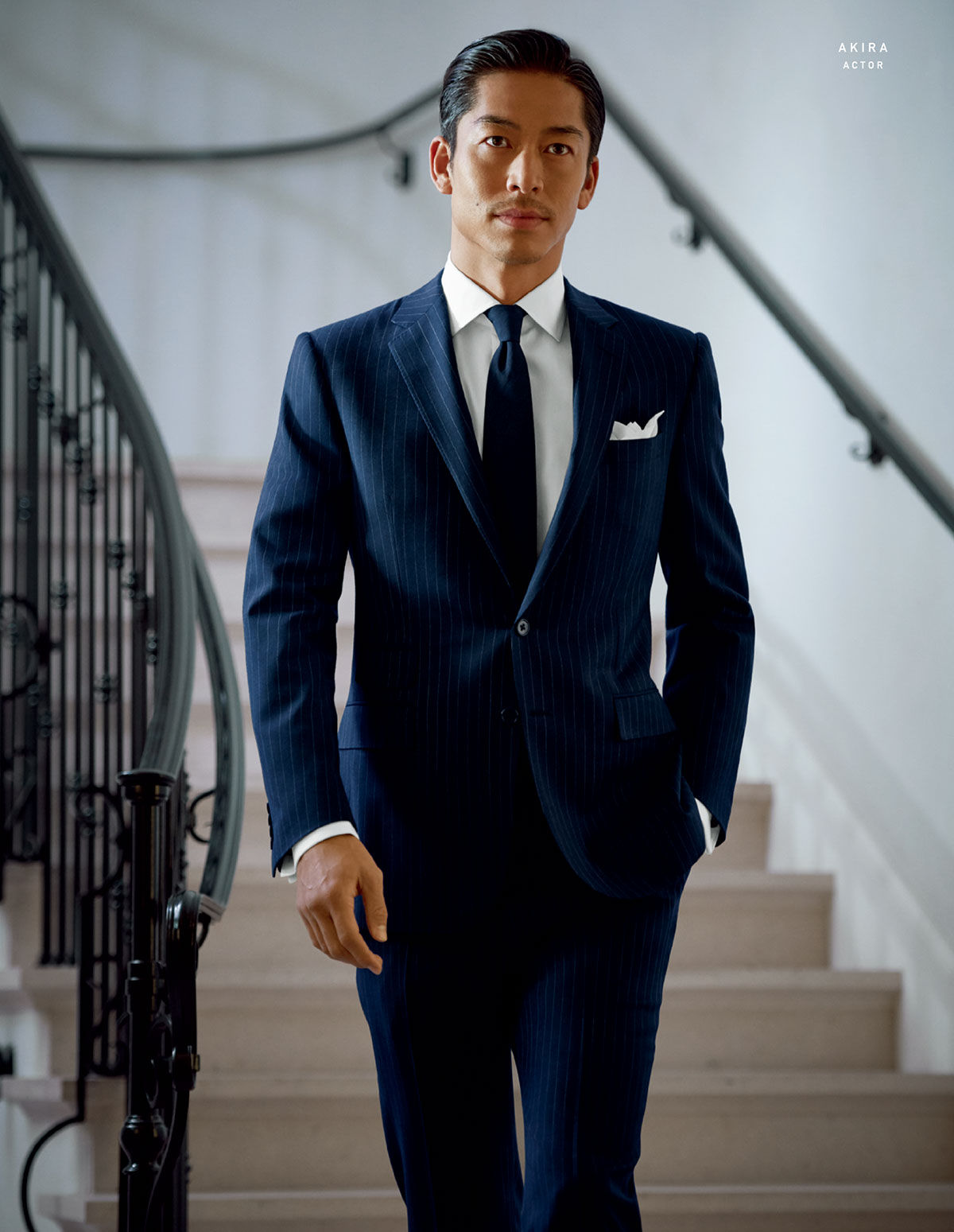 EXILE AKIRA、ラルフ ローレン パープル レーベルに登場（Esquire