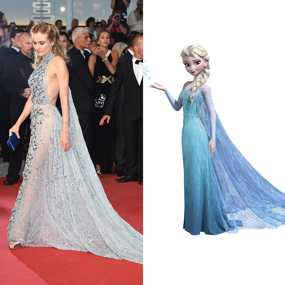 真似したい！ エルサ＆アナになりきったセレブたちのドレス