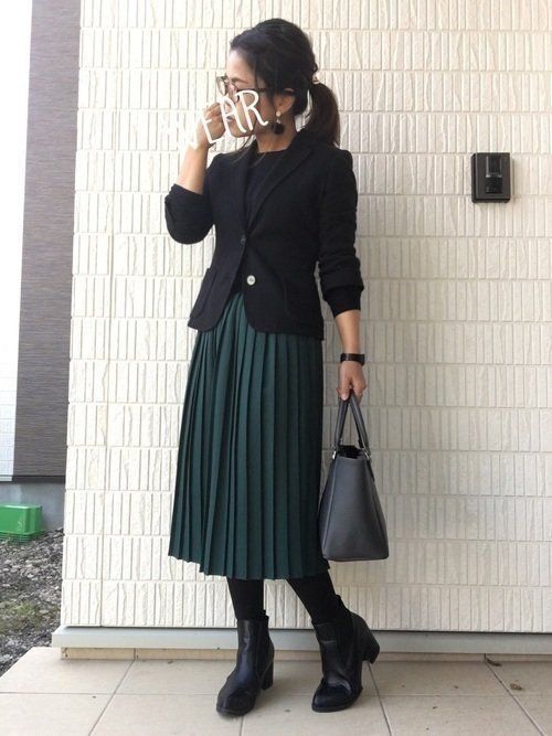 【未使用タグ付】ジーユー ユニクロ セレモニースーツ プリーツスカート 未使用タグ付】ジーユー ユニクロ セレモニースーツ プリーツ