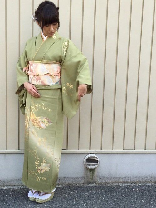 着物セット淡いグリーン系 | ヤマダウェブコム