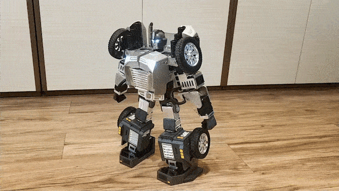 トランスフォーム　変形ロボット 変形 ロボット 建設車 ミニカー トランスフォーム フリクション