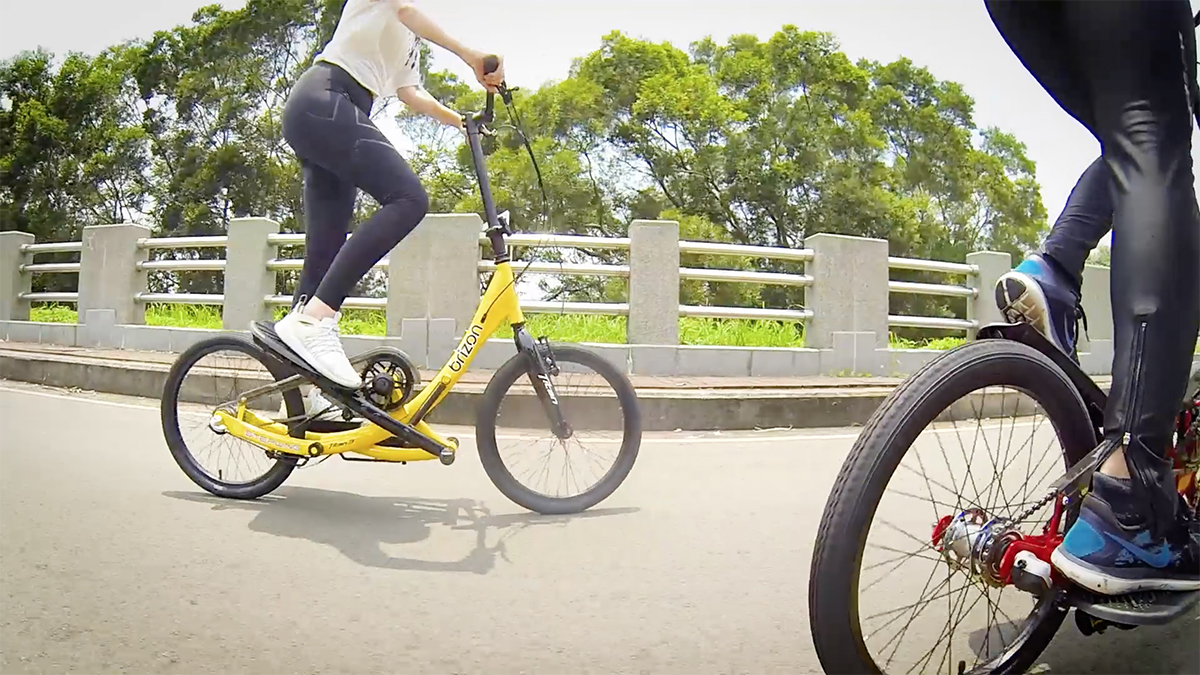 移動がエクササイズに？フィットネス自転車（bouncy）