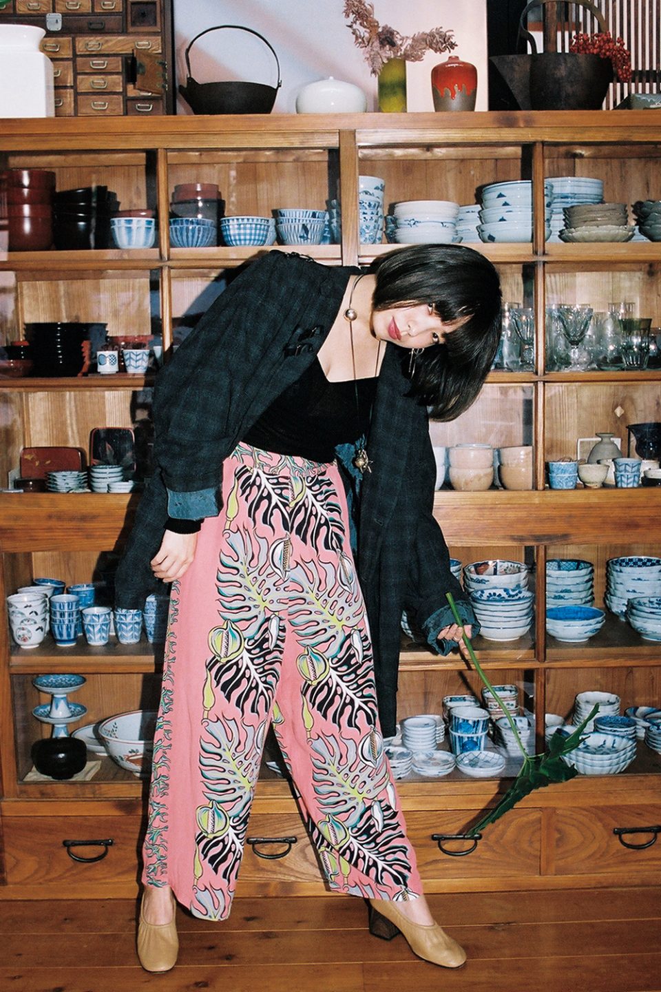 【mother/DEPT/eriさん】mother チャイナ服風デニムジャケット mother カンフーデニムジャケット - メルカリ