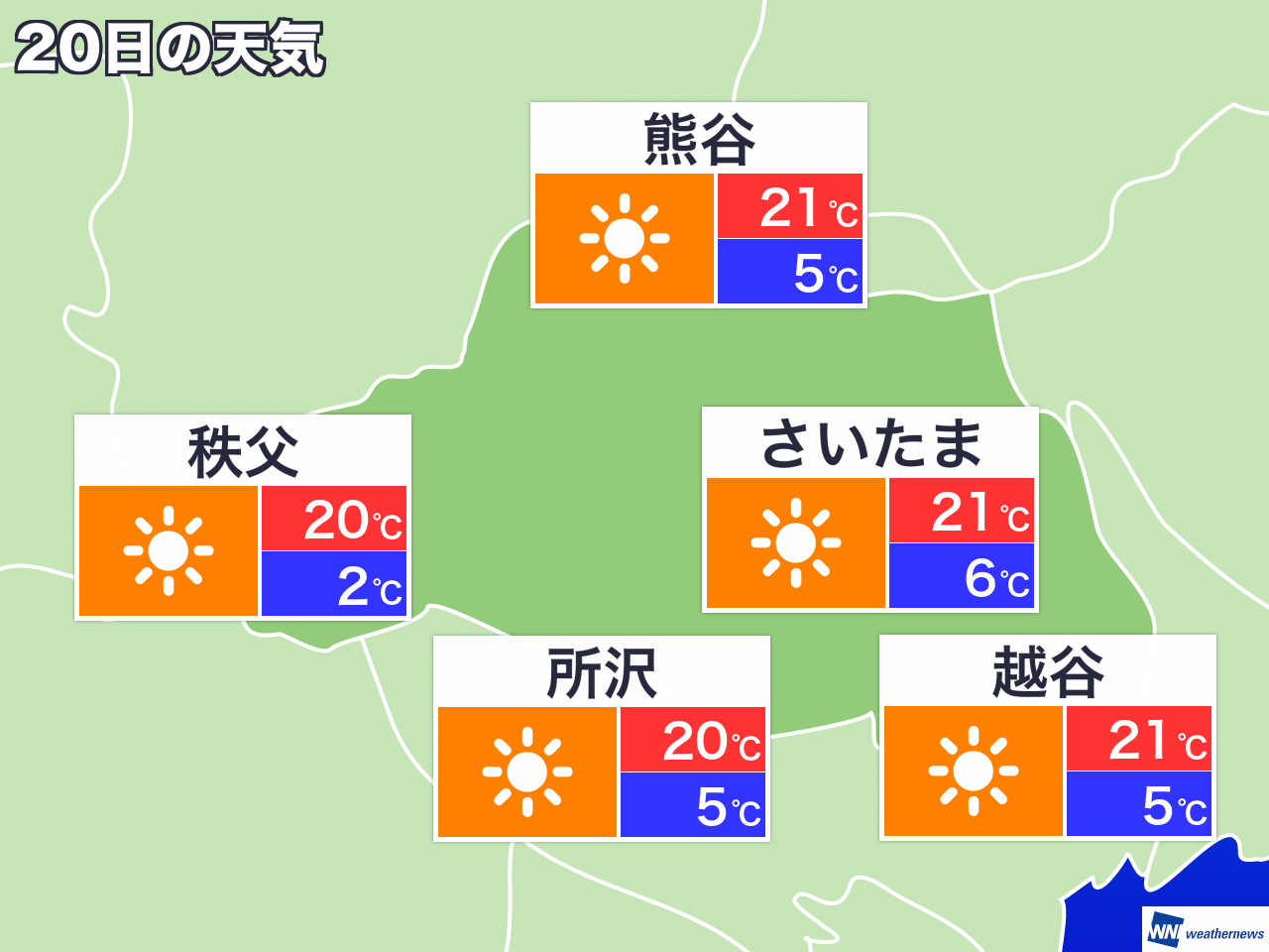 3 月 20 日 天気