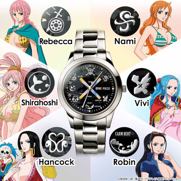 ONE PIECE」ナミら女性キャラ6人とルフィの出会いの軌跡をイメージした