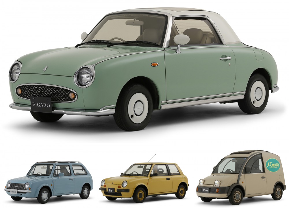 日産フィガロ】アメリカで大人気 在庫200台/400万円超えも 理由は可愛