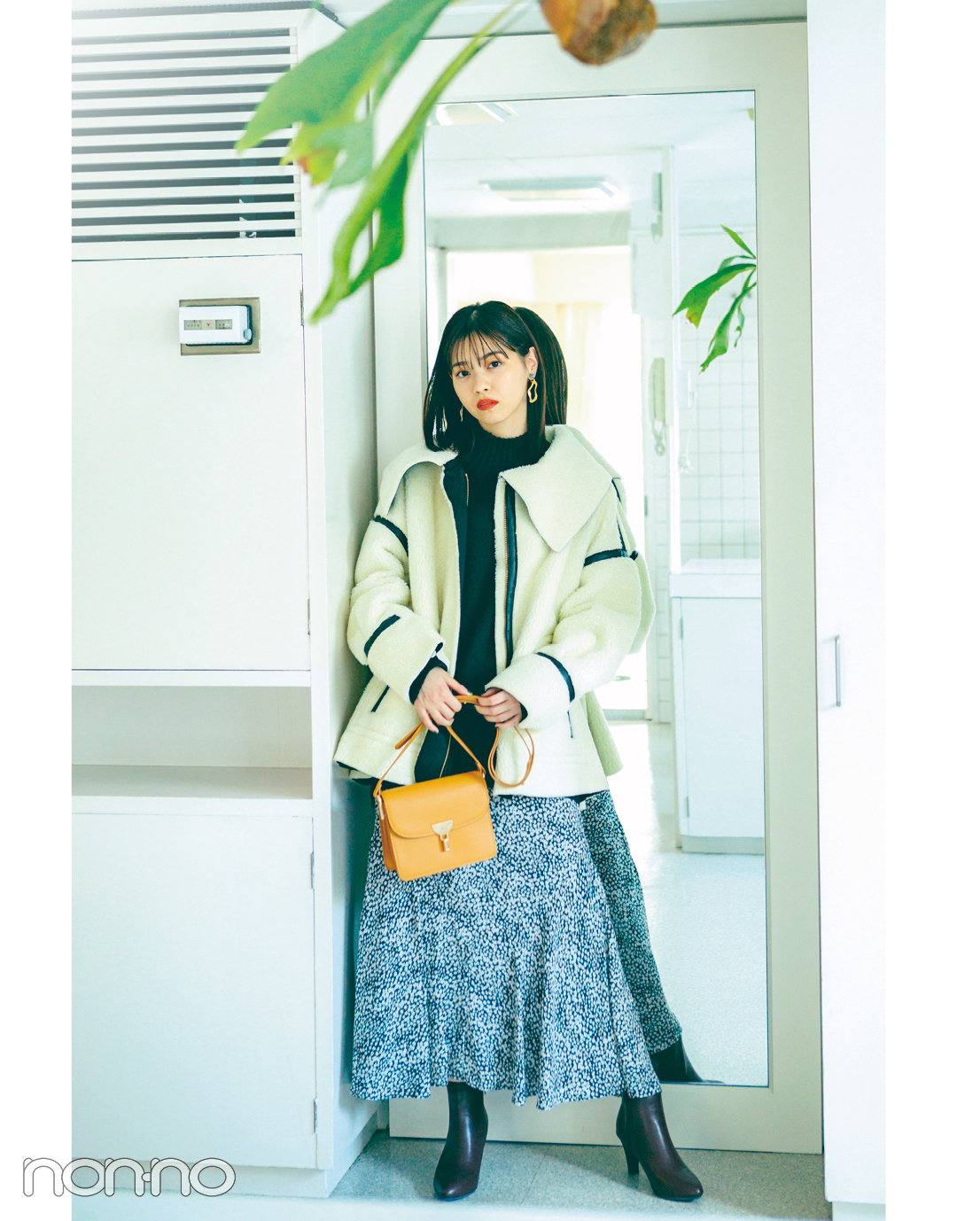 西野七瀬の推し服はボアブルゾン♡ モコモコが可愛すぎ！（non-no）