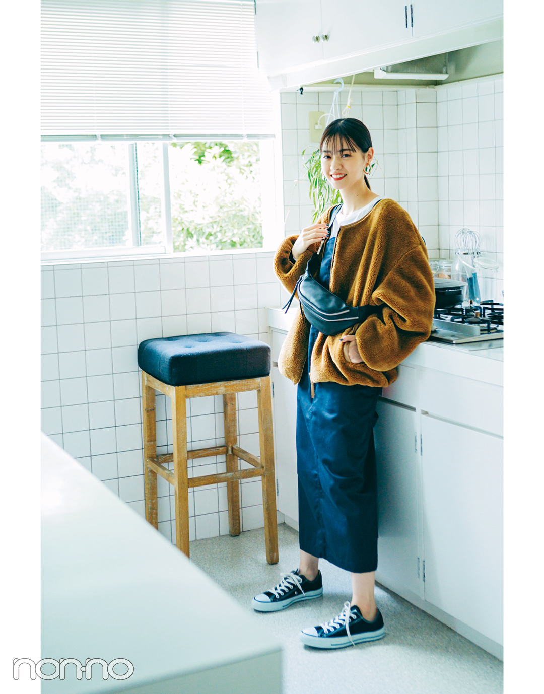 西野七瀬の推し服はボアブルゾン♡ モコモコが可愛すぎ！（non-no）