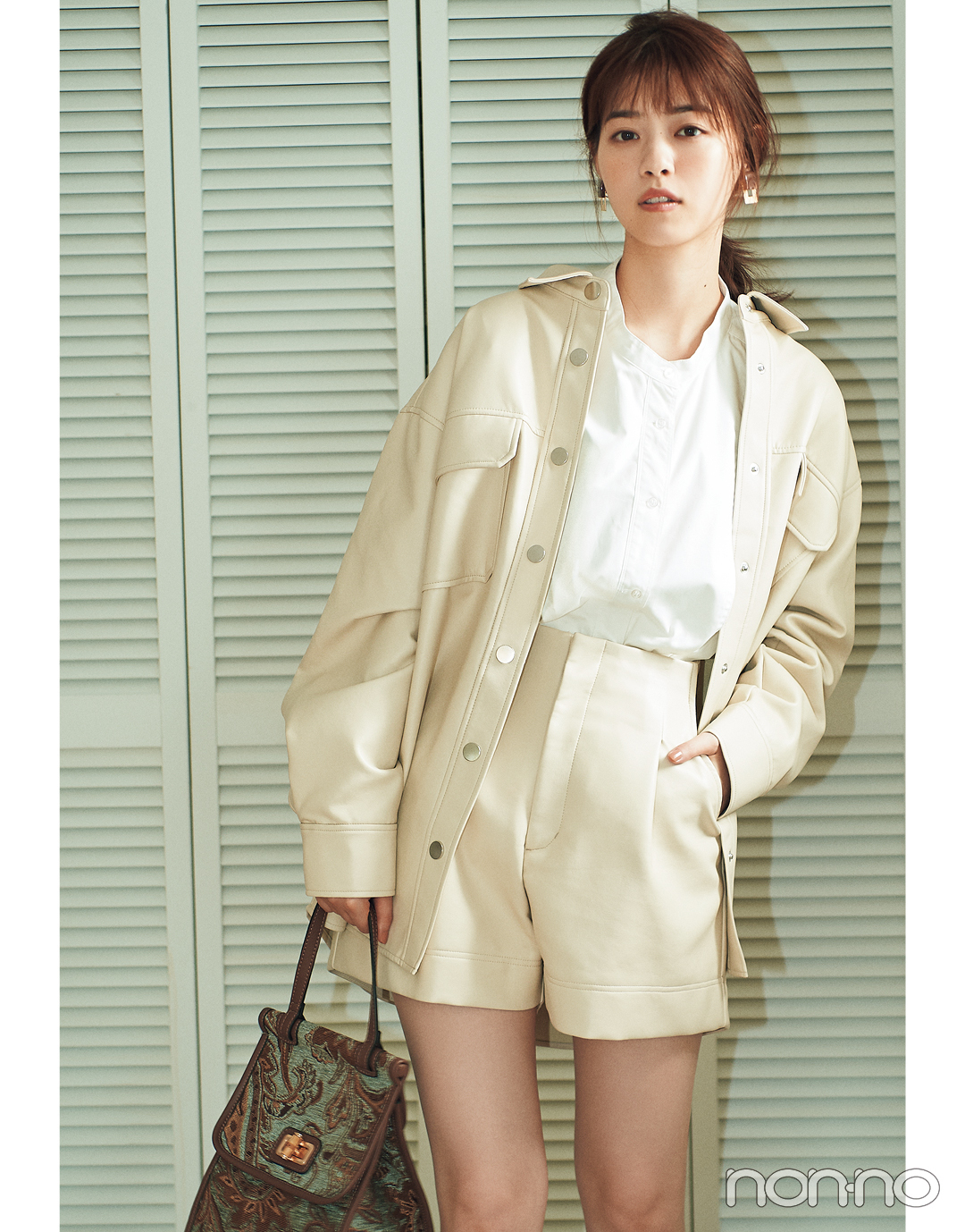 定価9 西野七瀬さん着用モデル HYKE 定番 ダブルフェイスウール