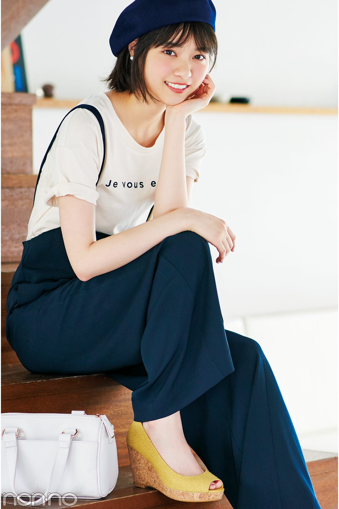 西野七瀬の夏スタイル♡ ロゴTシャツ着回しコーデ1×3！（non-no Web）