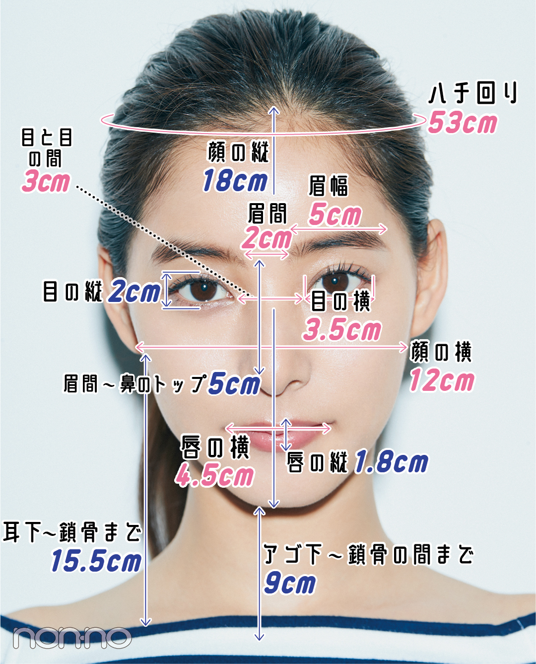 小 顔 何 センチ