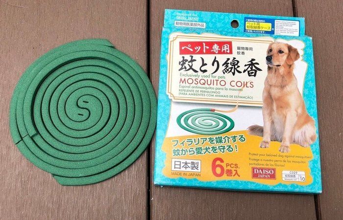 ダイソーの犬用『蚊とり線香＆専用ケース』体験レポ♪（いぬのき